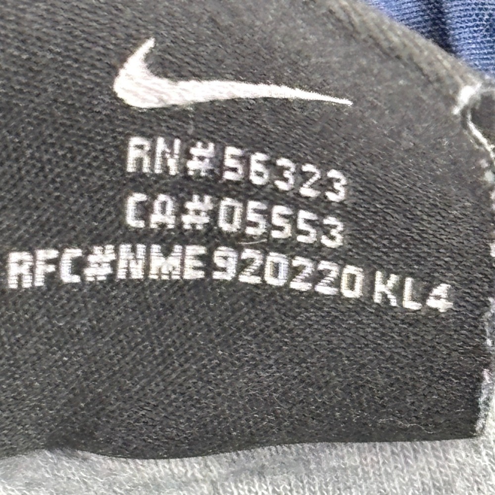 Nike Mens Navy Blue Nylon Cargo Track Pants Jersey Lined Straight Leg Medium - Picture 5 of 10